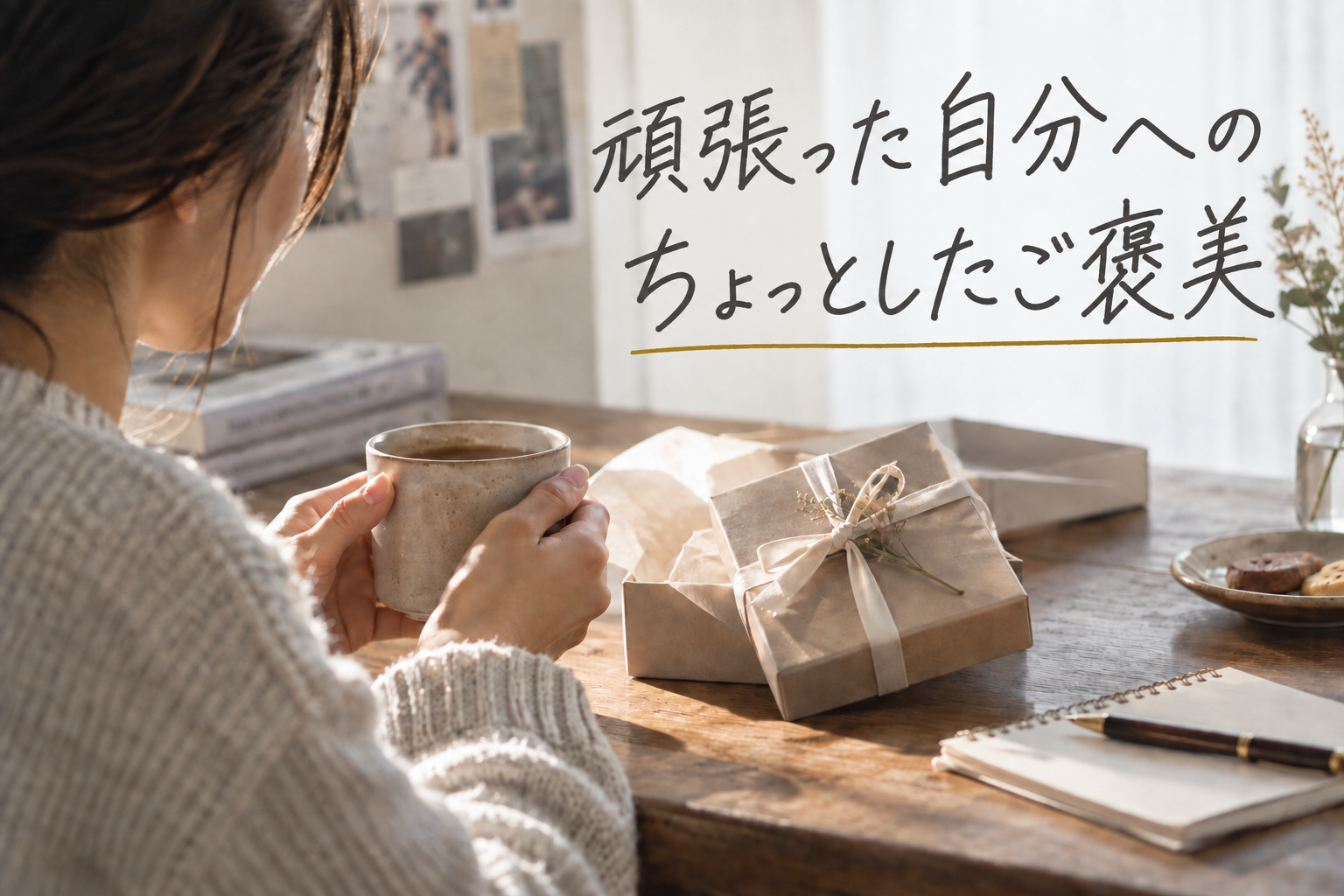 誰にも褒められなかった日に、自分へ贈るもの