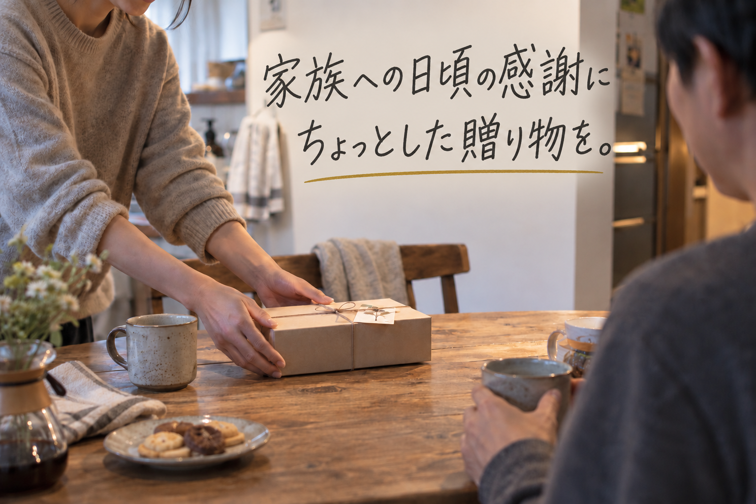 家族への日常のありがとうを形にする日