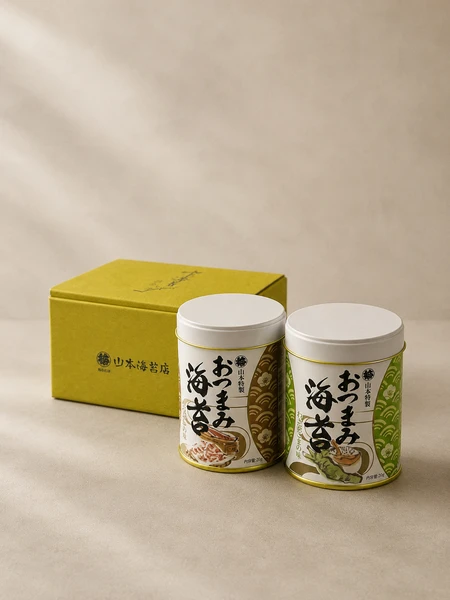 おつまみ海苔2缶詰合せ　わさび/おかか